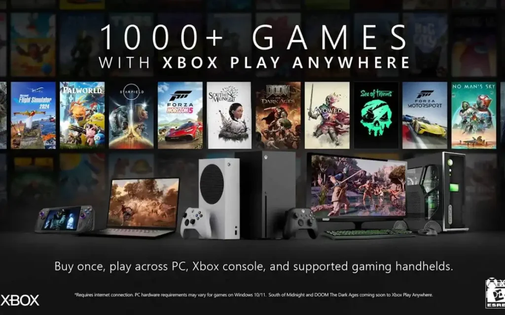 Xbox play anywhere